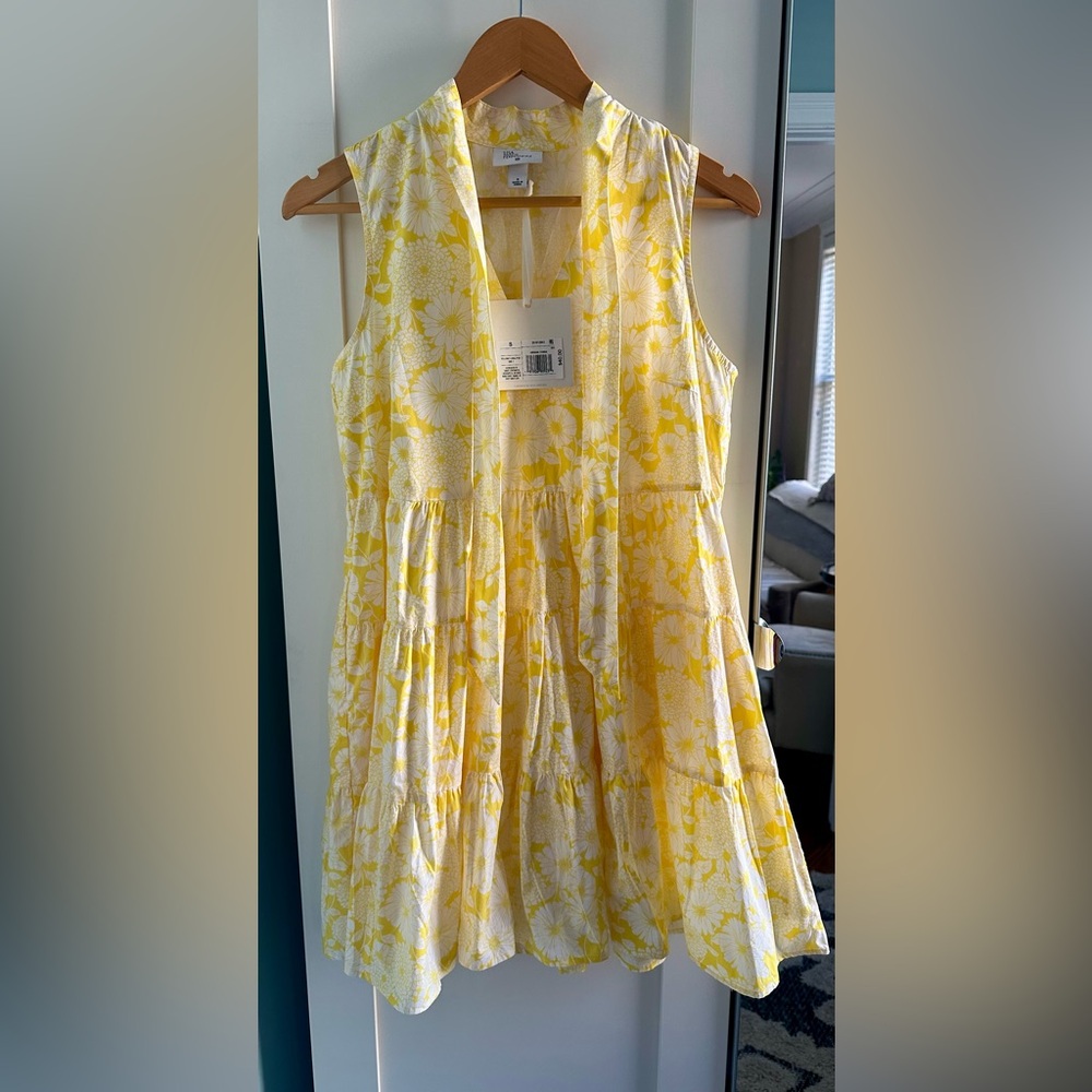 Lisa Marie Fernandez Yellow Floral Dress
